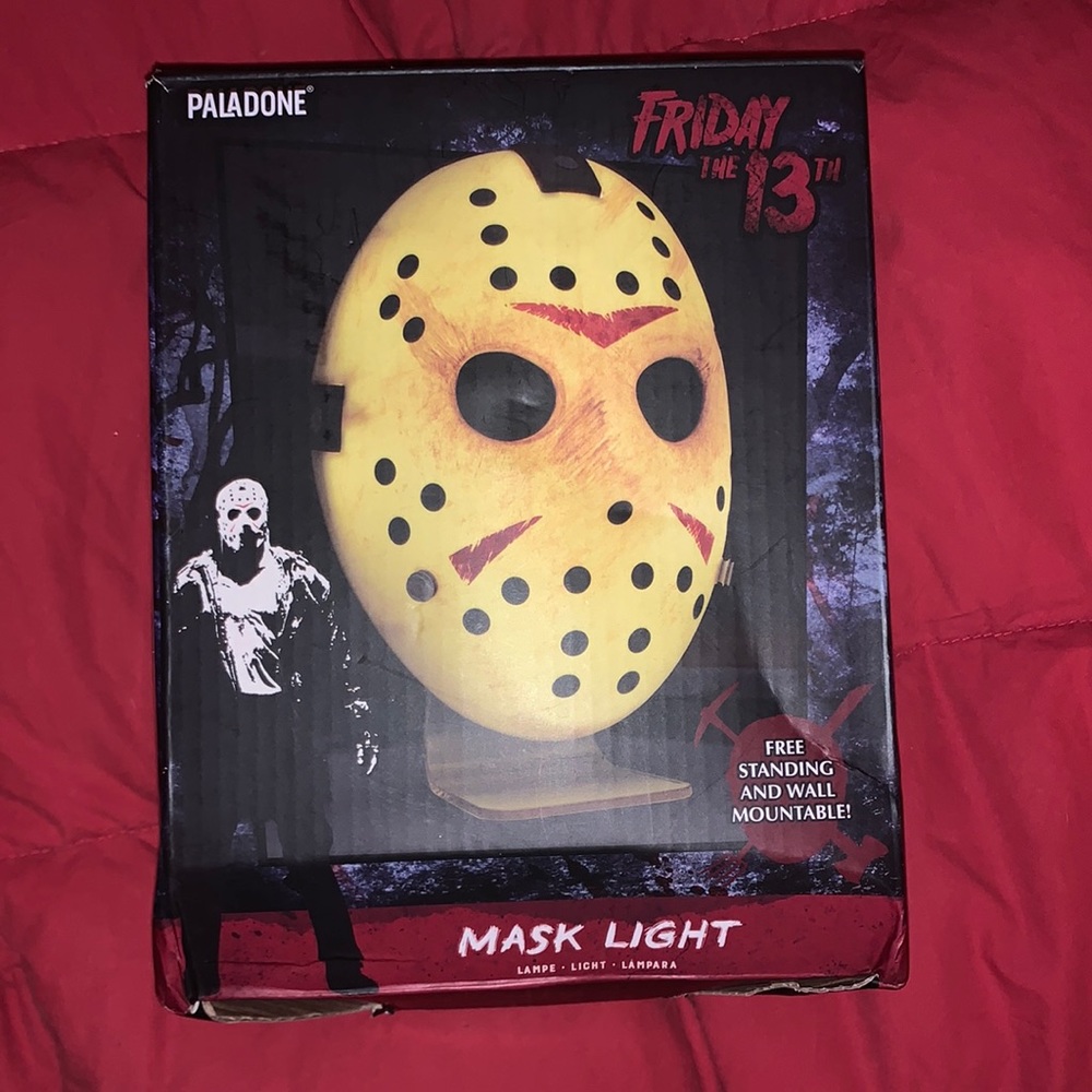 🖤 Friday the 13th Jason mask light horror movie fanatics man cave